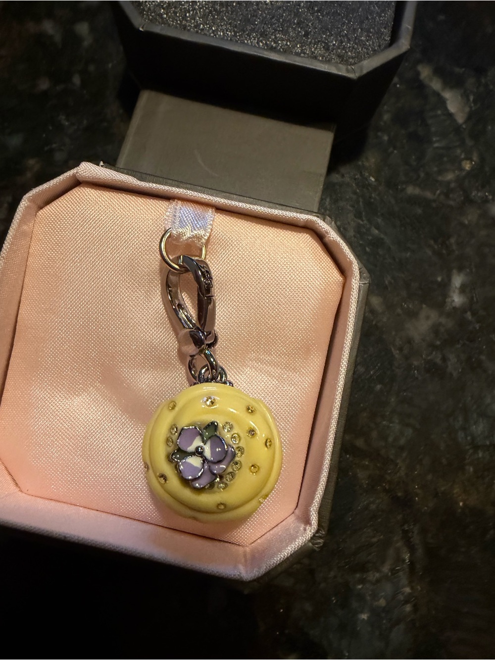 Vintage Juicy Couture Charm Bracelet + 5 Retired Charms & Original Box- Rare Y2K - Picture 4 of 11